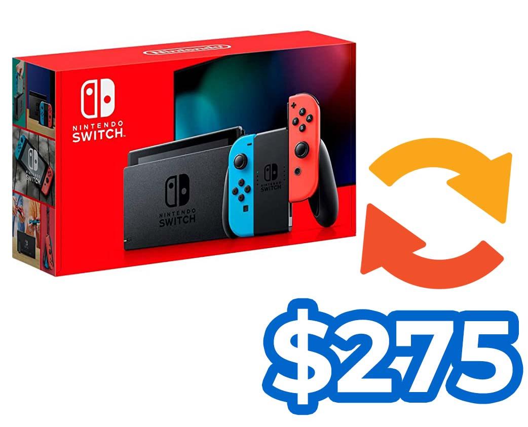 Trade in Your Nintendo Switch Console for $275
