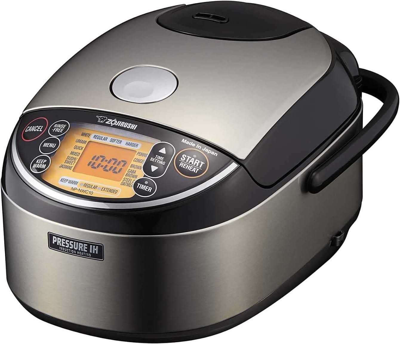 Zojirushi NP-NWC10XB Pressure Induction Heating Rice Cooker for $386.67 Shipped