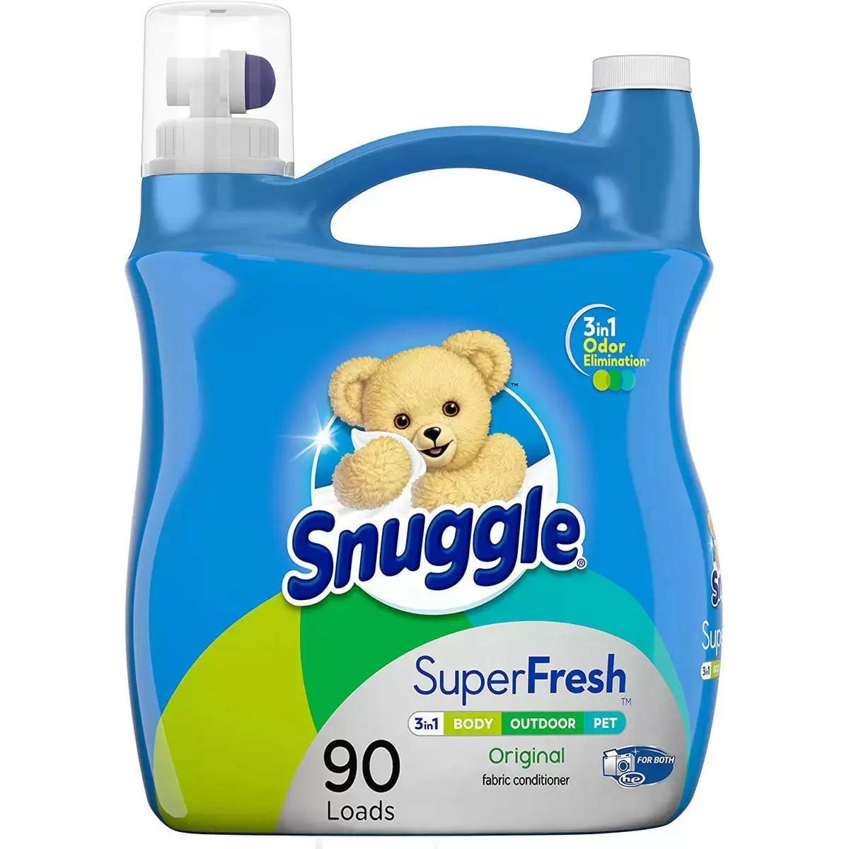 95oz Snuggle Plus SuperFresh Liquid Fabric Softener for $4.66 Shipped