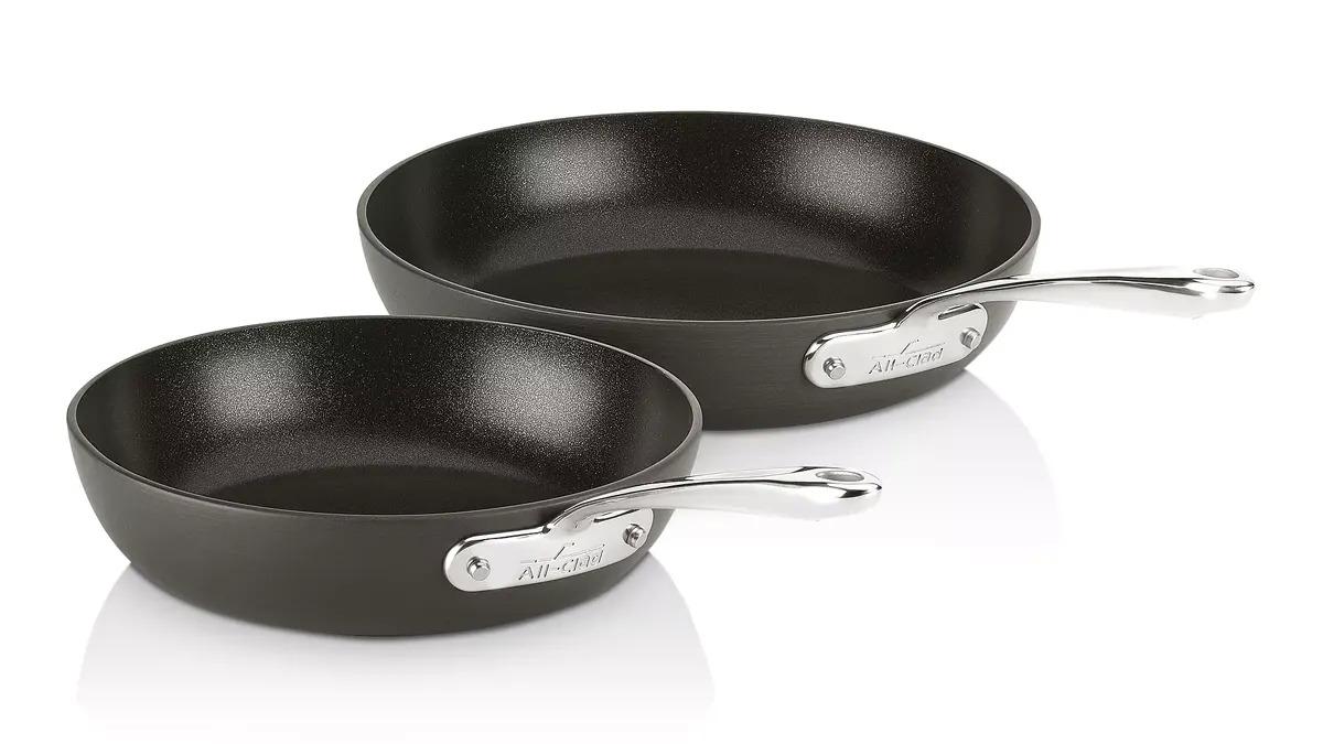 2-Piece All-Clad Essentials Nonstick Fry Pan Set for $39.99 Shipped