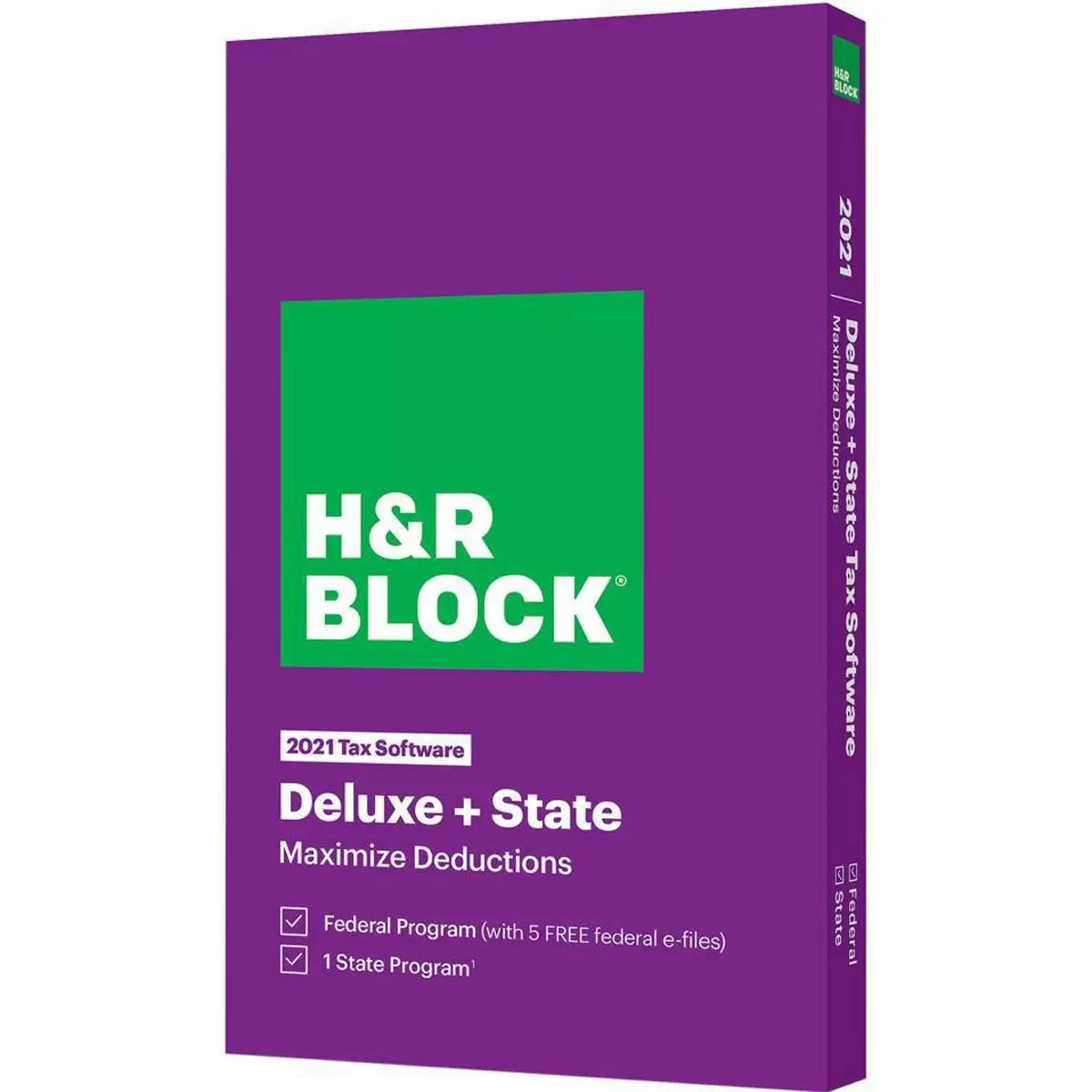 H&R Block 2021 Tax Software for $13.99