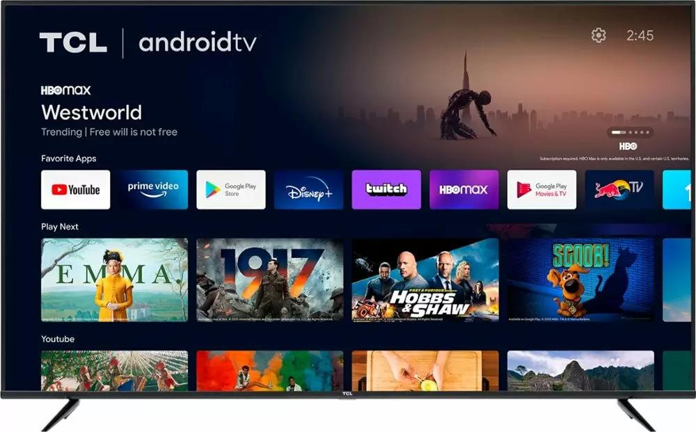70in TCL Class 4-Series LED 4K UHD HDR Smart Android TV for $499.99 Shipped