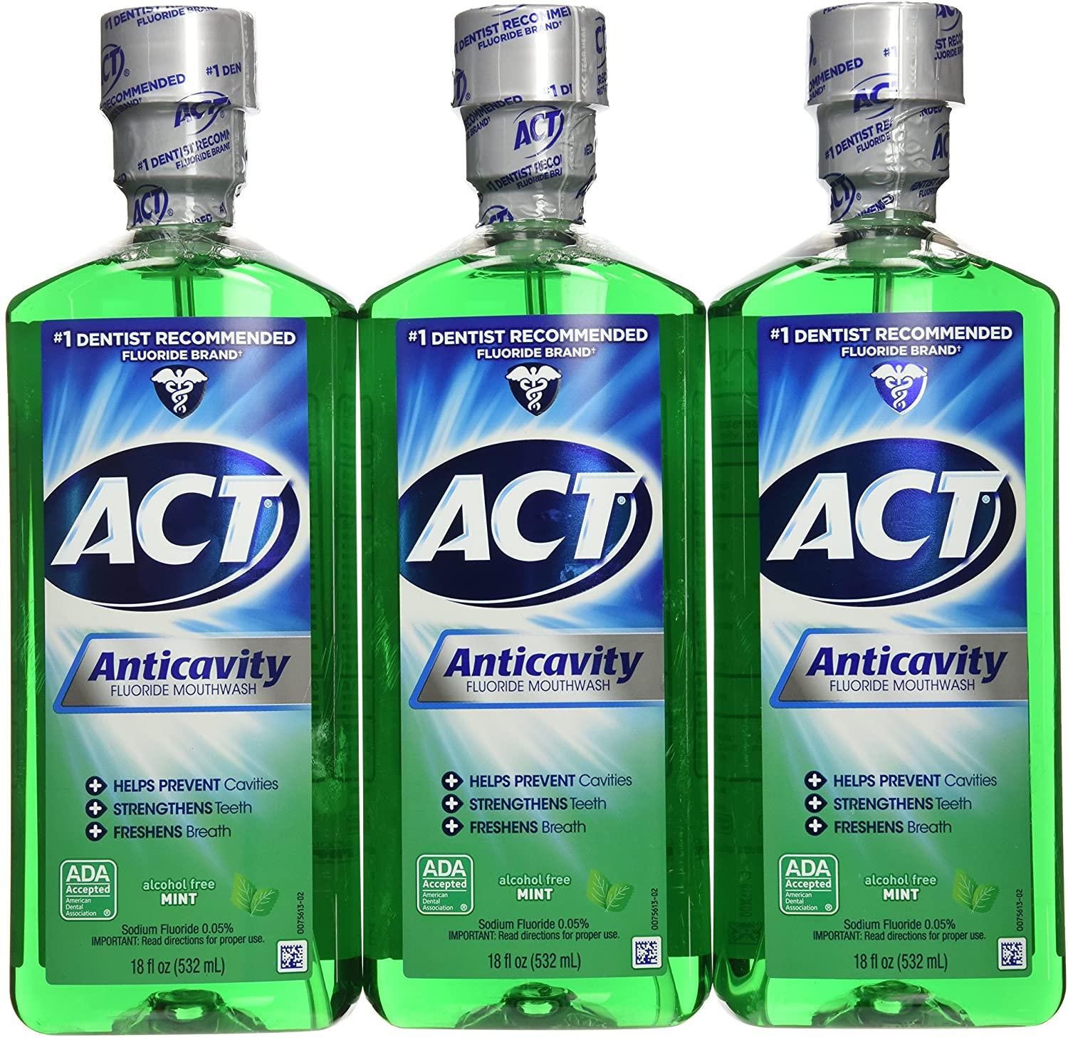 3 Act Anticavity Mint Fluoride Mouthwash for $7.17 Shipped