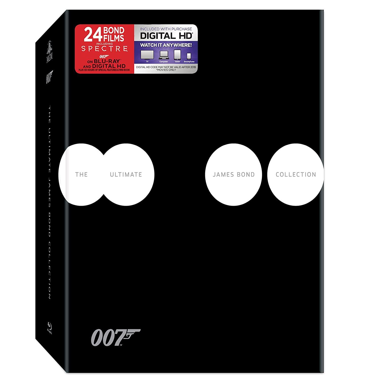 James Bond 24-Film Ultimate Collection Blu-ray for $69.99 Shipped