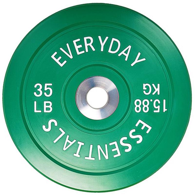 Everyday Essentials Olympic Bumper Weight Plate for $42.99 Shipped