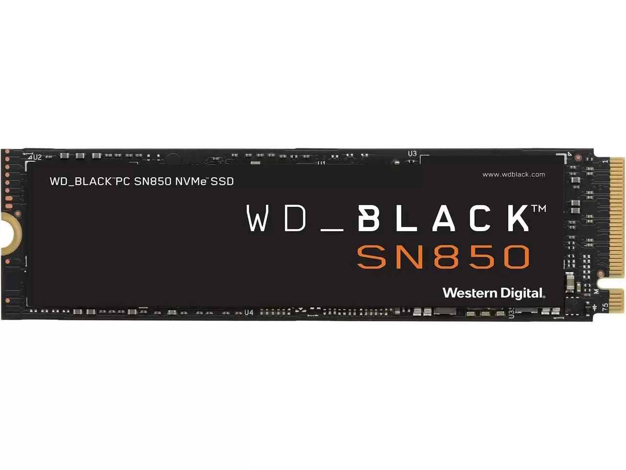 2TB WD Black SN850 NVMe SSD Solid State Drive for $270.99 Shipped