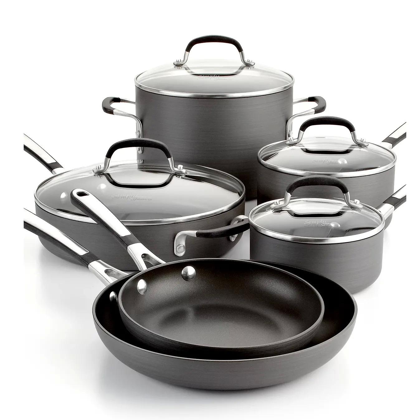 10-Piece Calphalon Simply Nonstick Cookware Set for $86.99 Shipped