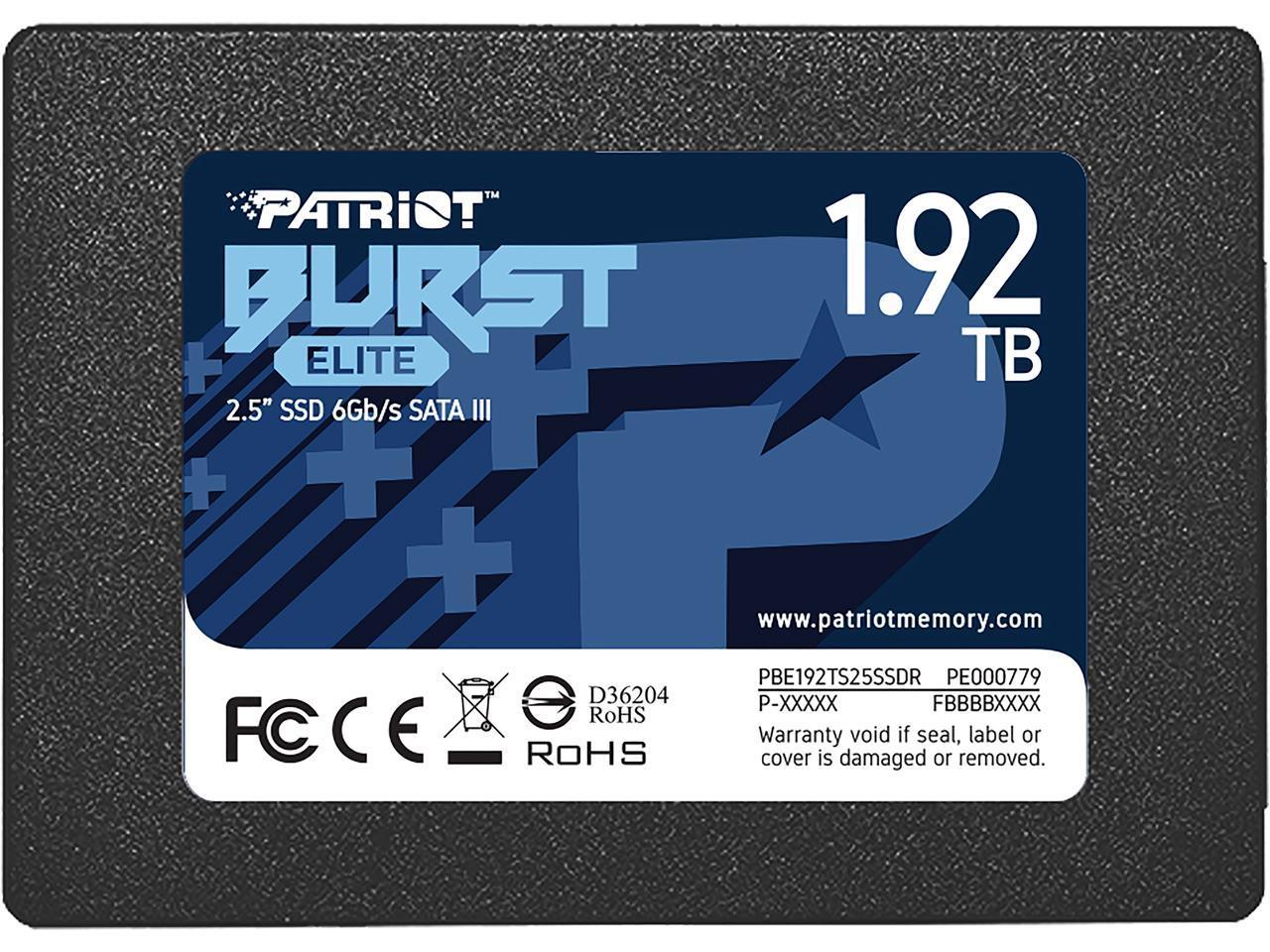 Patriot Burst Elite 2.5in SATA III SSD Solid State Drive for $129.99 Shipped
