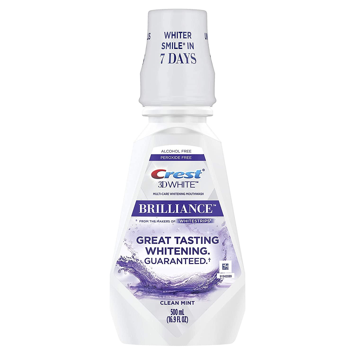 Crest 3D White Brilliance Whitening Mouthwash for $4.74 Shipped