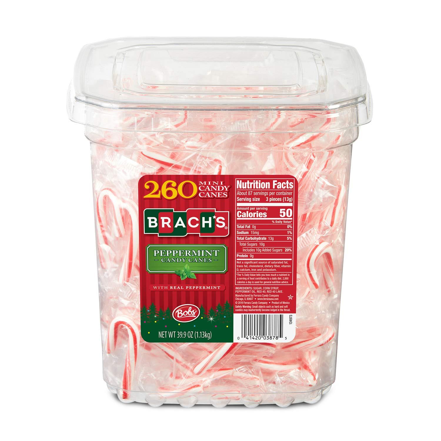 260 Brach's Mini Candy Canes Tub for $4.49