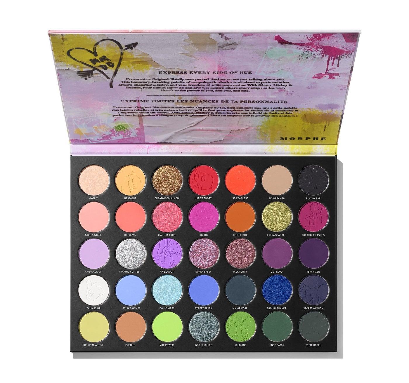35-Shade Morphe Mickey & Friends Truth Be Bold Aristry Eyeshadow Palette for $19.20