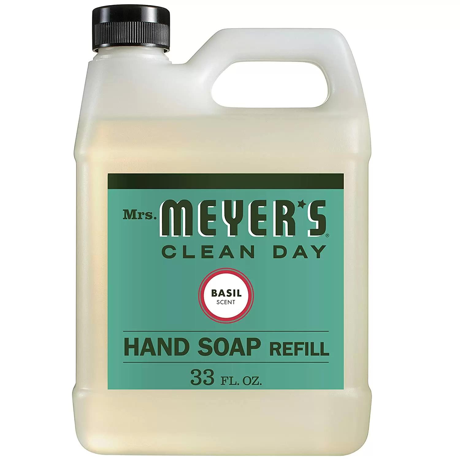 Mrs Meyers Clean Day Liquid Hand Soap Refill Basil for $4.87 Shipped