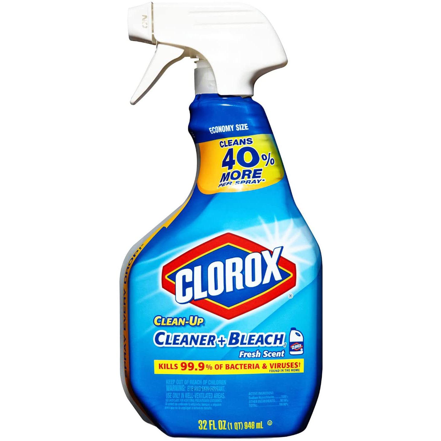 Clorox Clean-Up All Purpose Cleaner Spray Bottle with Bleach for $2.69 Shipped