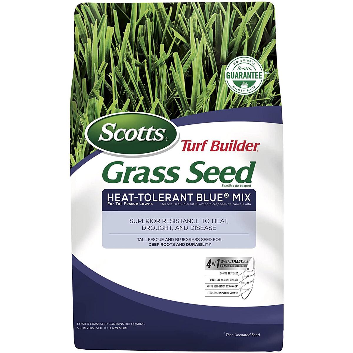 Scotts Turf Builder Grass Seed Heat-Tolerant Blue Mix for $27.56 Shipped
