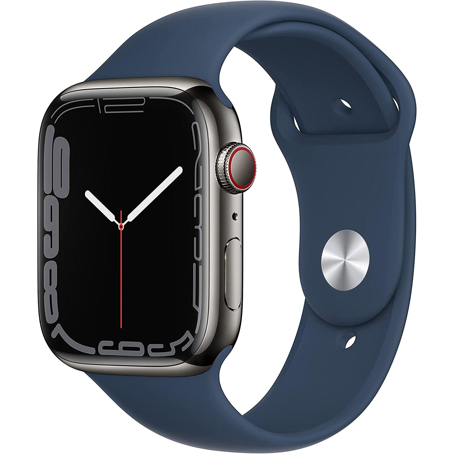 Apple Watch Series 7 45mm GPS + Cellular Abyss Blue Smartwatch for $629 Shipped