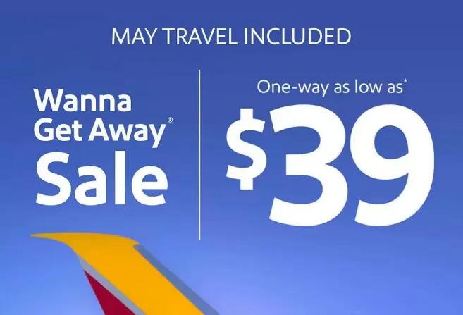 Southwest Airlines Flights Within US From $39