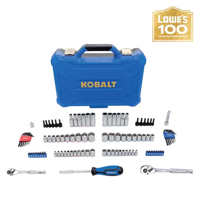100-Piece Kobalt Centennial Standard Mechanics Tool Set for $49.98 Shipped