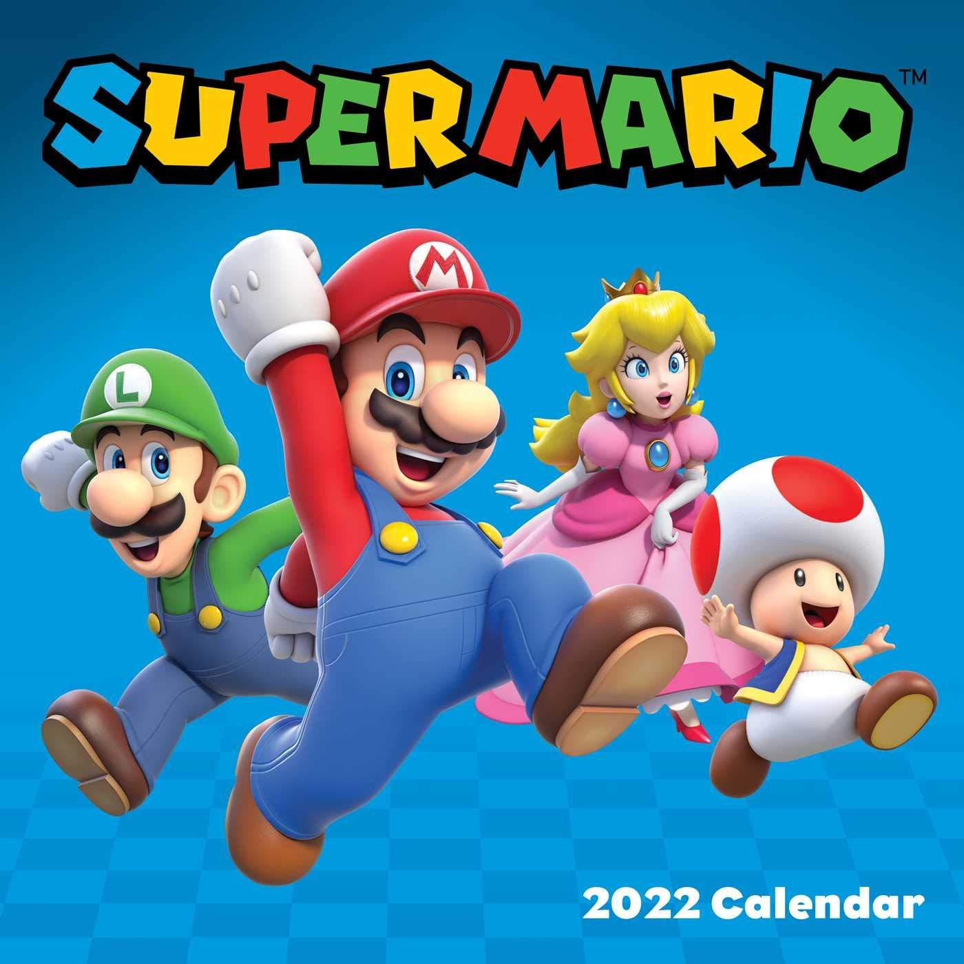 Super Mario 2022 Wall Calendar for $7.49