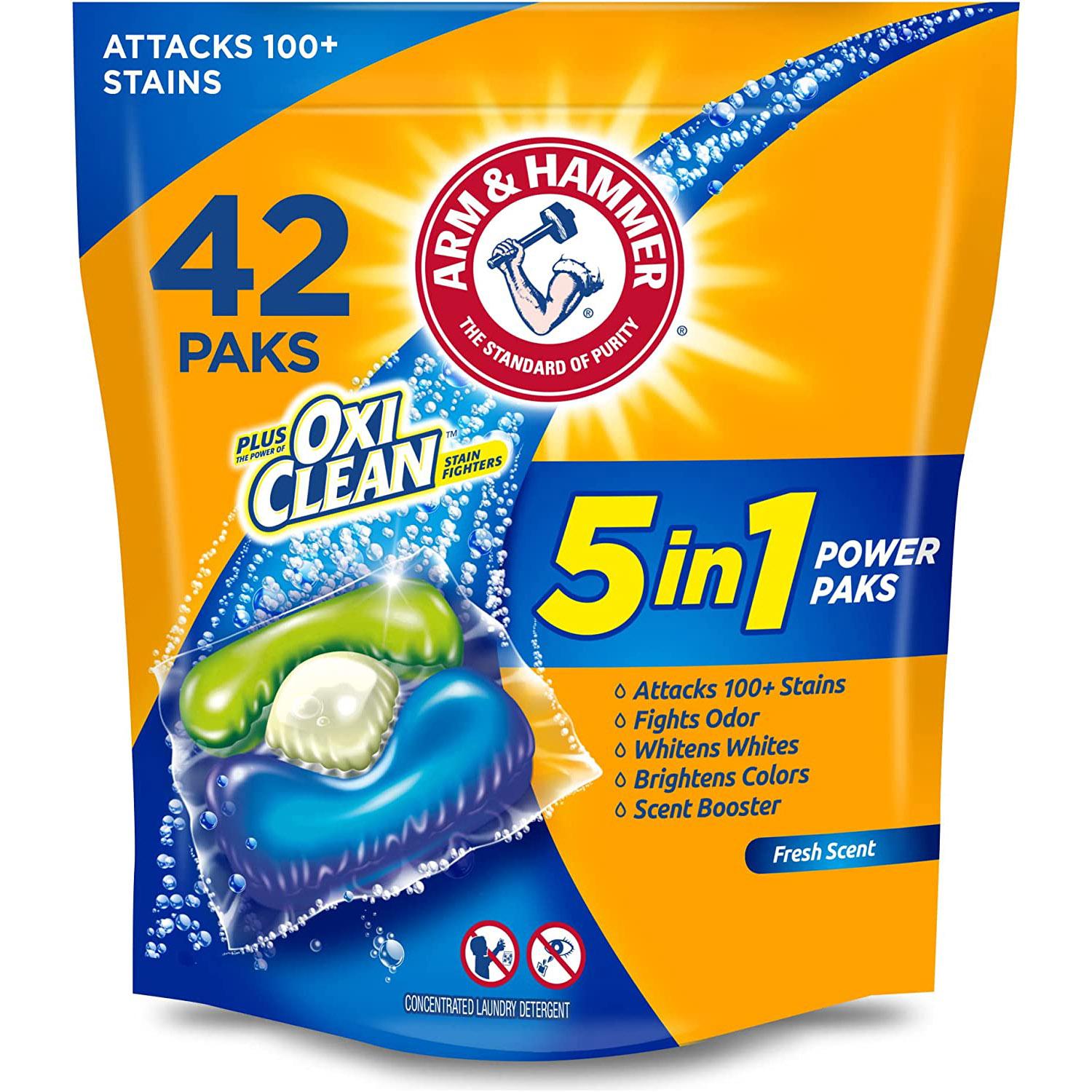 40 Arm & Hammer Plus OxiClean Laundry Detergent for $6.29 Shipped