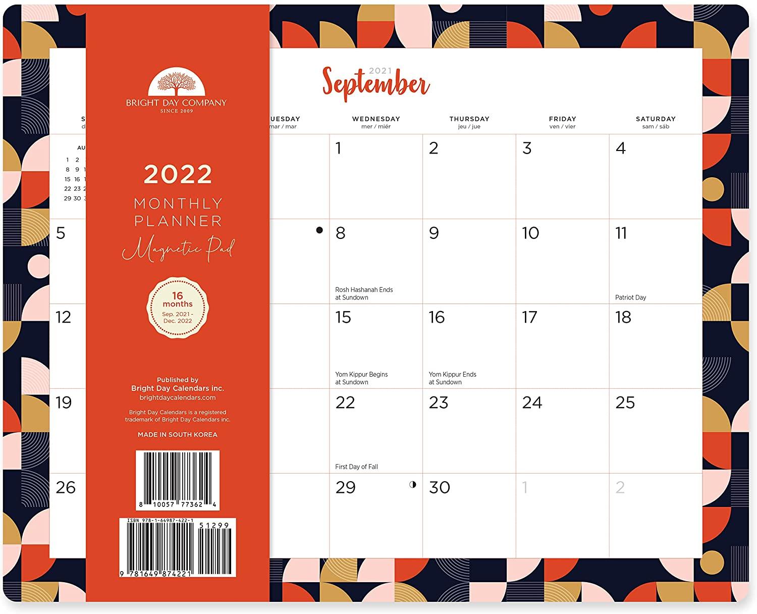 2022 Magnetic Refrigerator Wall Calendar Pad for $9.50