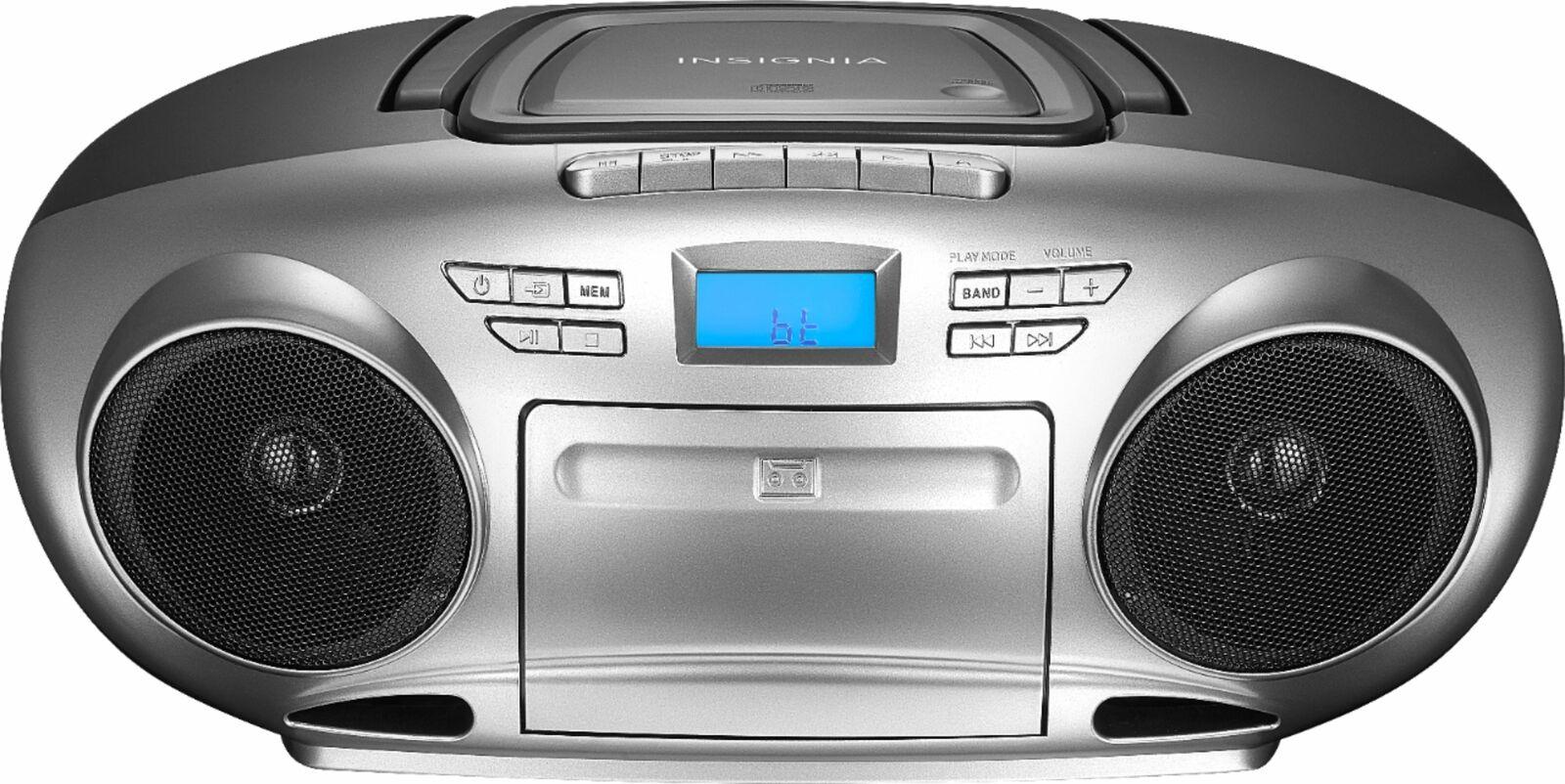 Insignia AM/FM Radio Portable CD Bluetooth Boombox for $39.99 Shipped