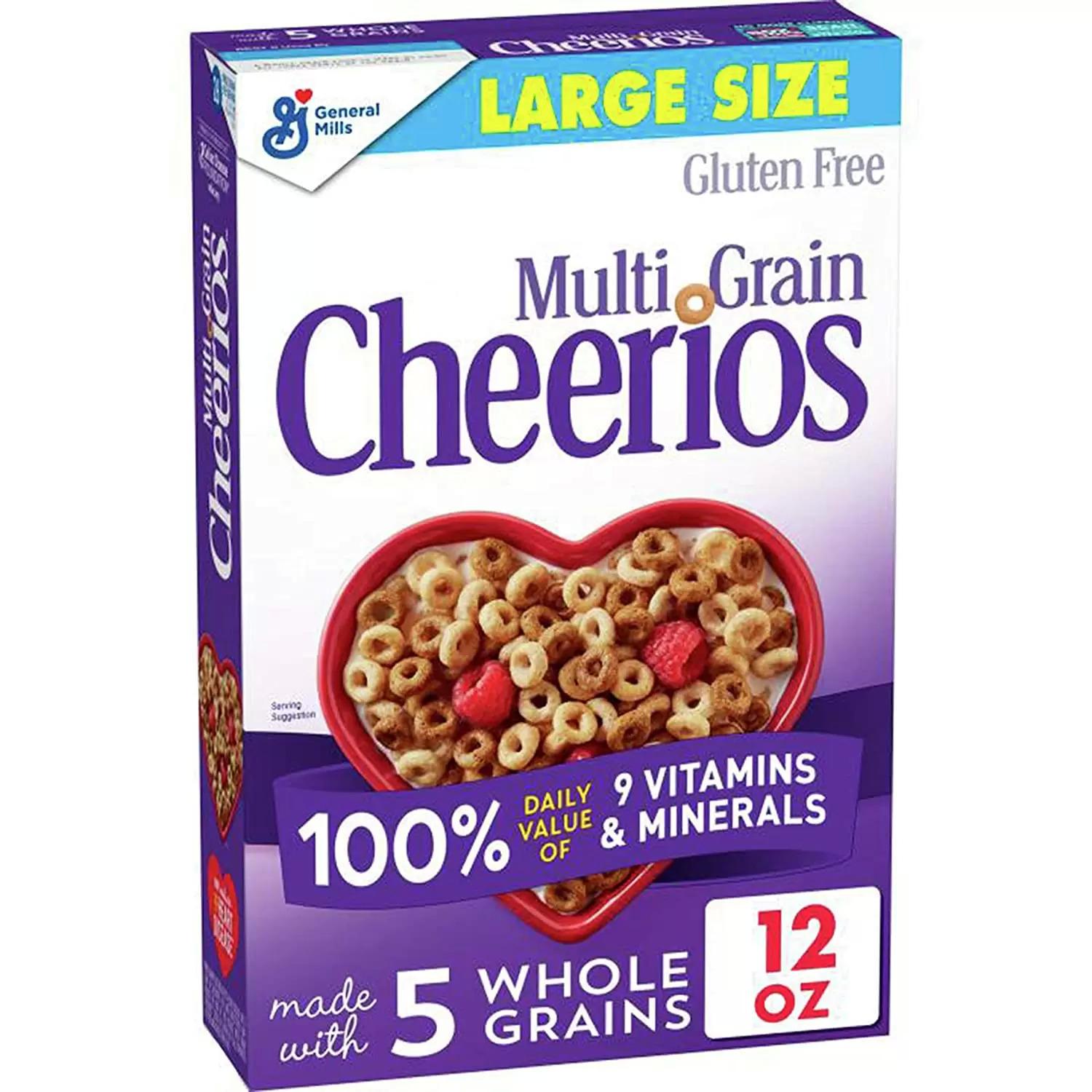  Multi Grain Cheerios Breakfast Cereal for $1.59