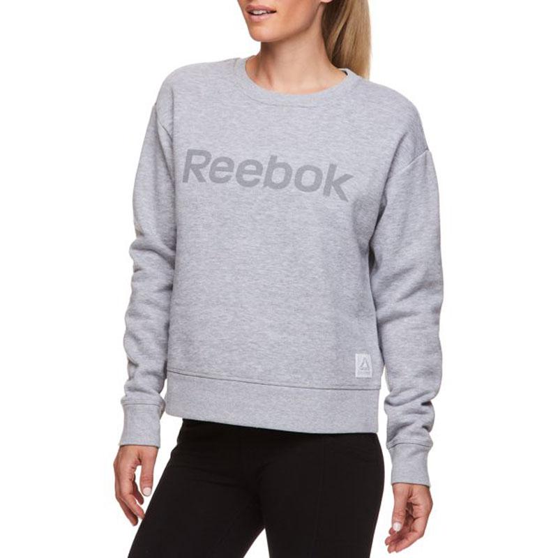 Reebok Women\'s Cozy Crewneck Graphic Sweatshirt for $9