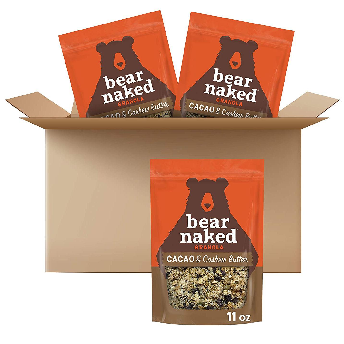3 Bear Naked Granola Cacao and Cashew Butter for $7.60 Shipped