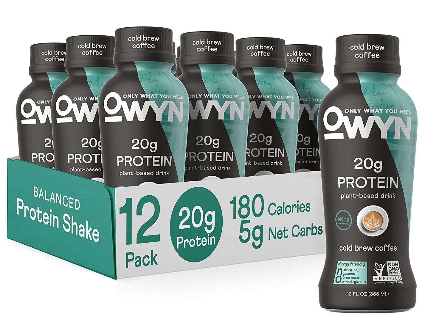 12 OWYN Plant-Based Protein Shakes for $26.63 Shipped