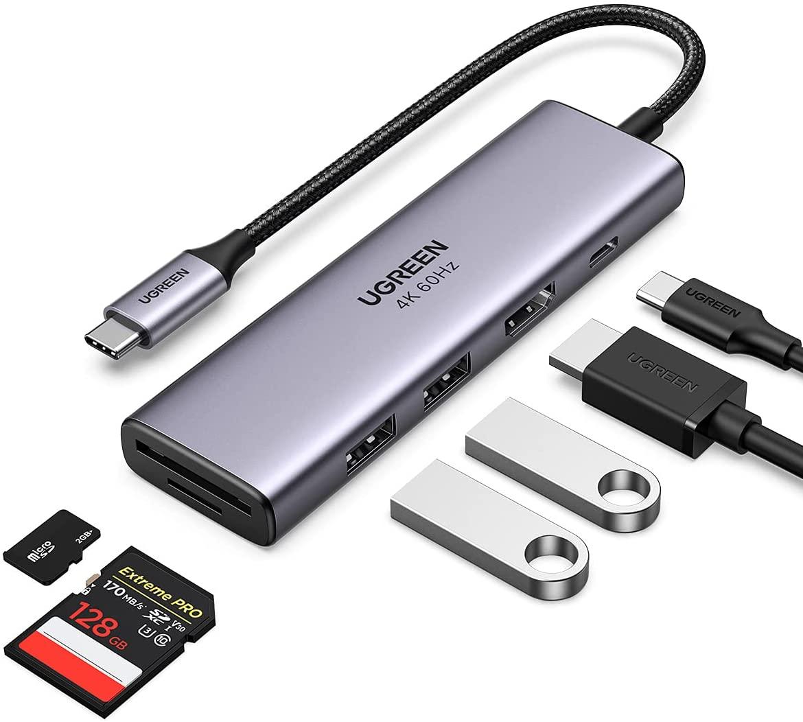  6-in-1 USB Type C Dongle Adapter with SD and HDMI for $16.89 Shipped