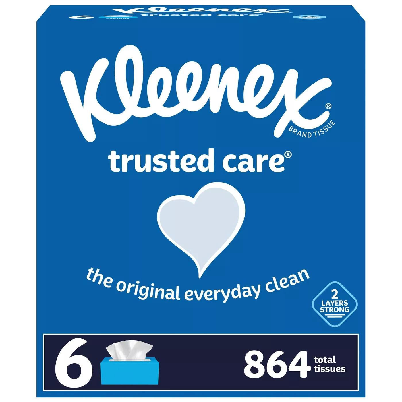 3 Kleenex Facial Tissue Multipacks with $10 Target Gift Card for $25.47