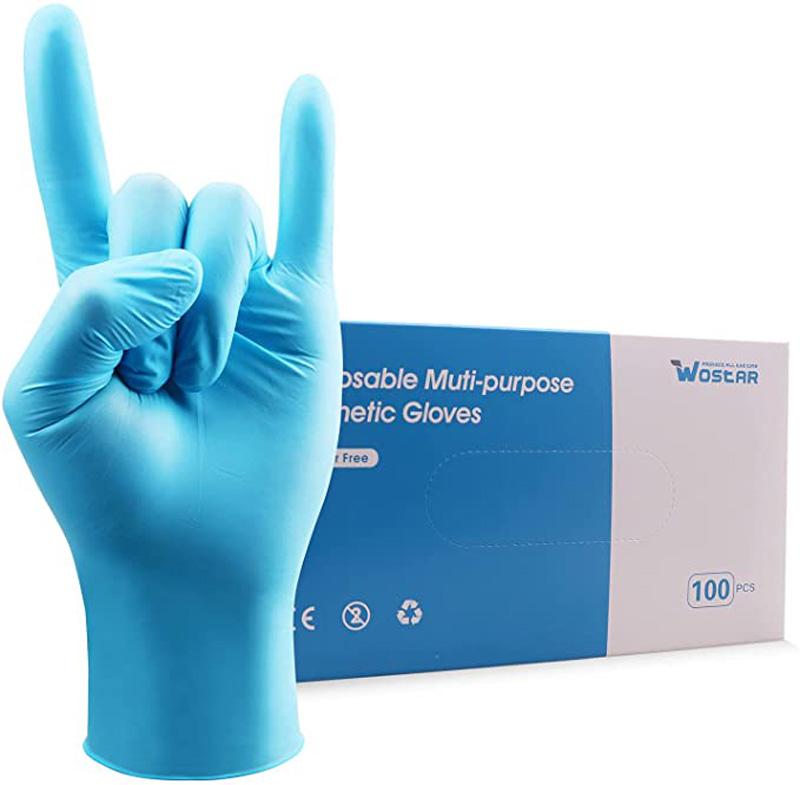 100 3Mil Synthetic Nitrile Powder Gloves for $8.99