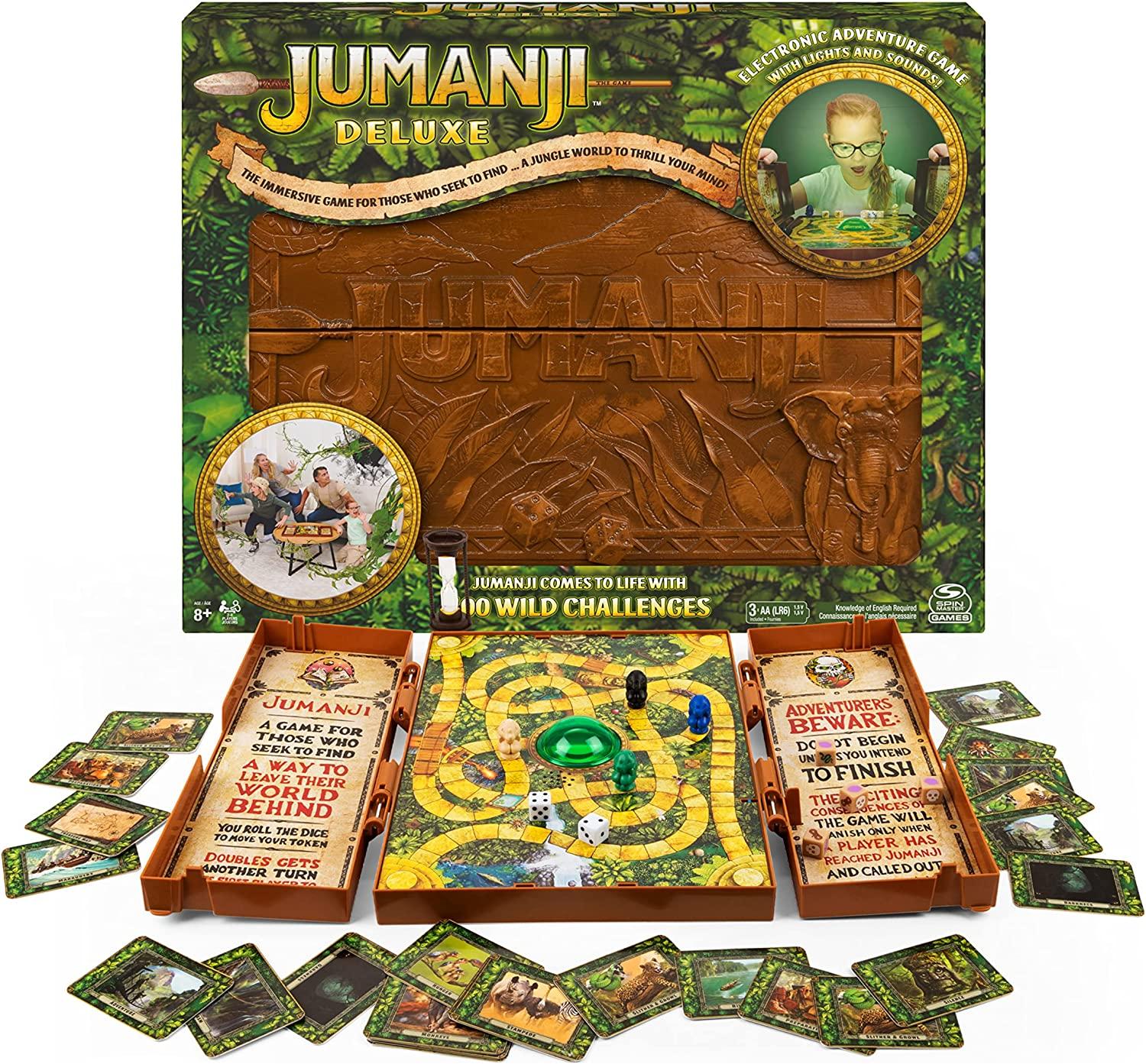 Spin Master Jumanji Deluxe Board Game Electronic Version for $24.39