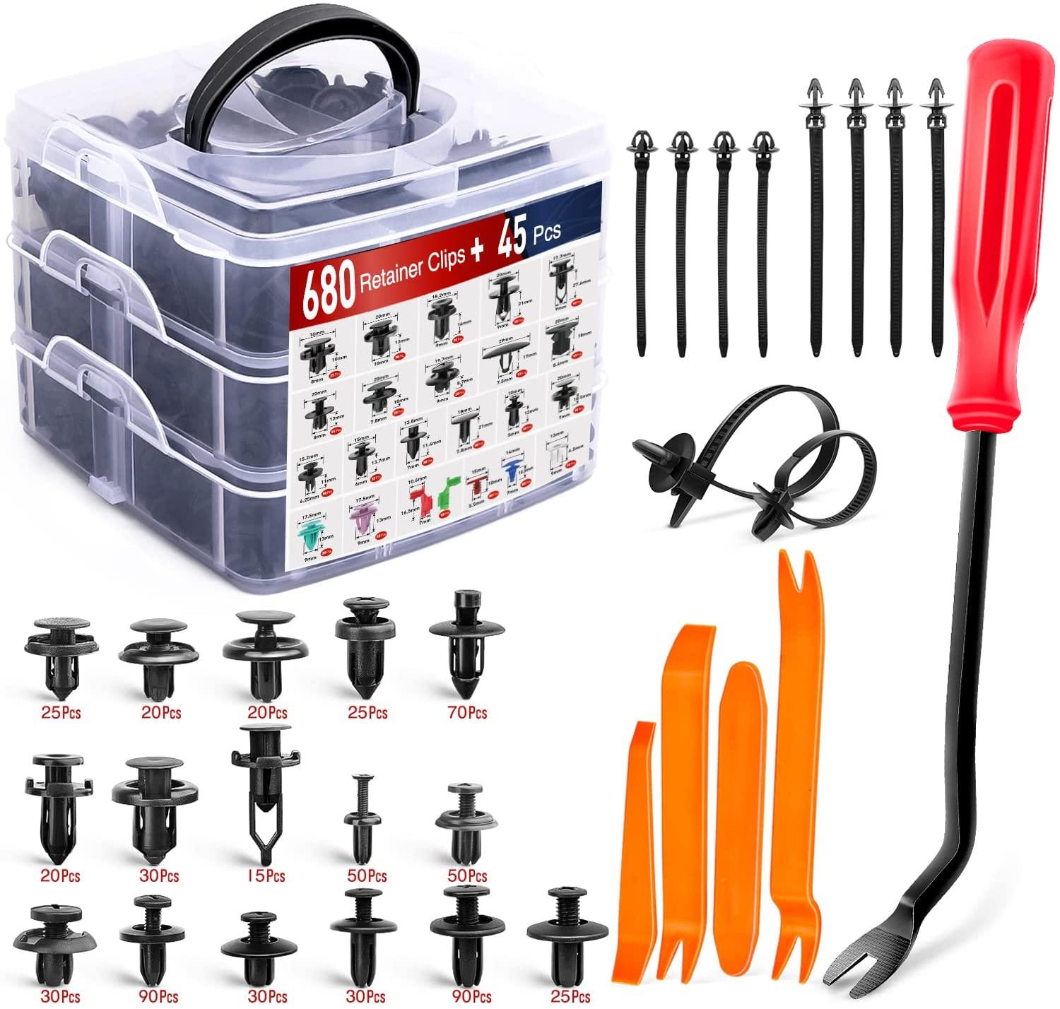 635-Piece Nilight Push Retainer Clips for $18.94