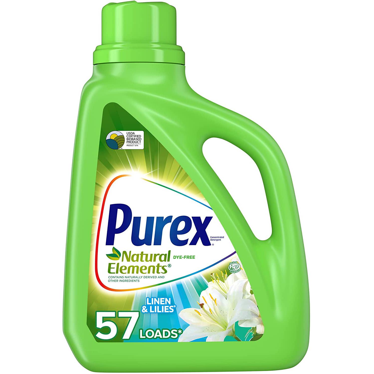  75oz Purex Liquid Laundry Detergent Natural Elements Linen for $2.99