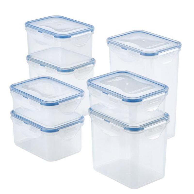 Lock and Lock 14-Piece Leakproof Food Storage Container Set for $11.99
