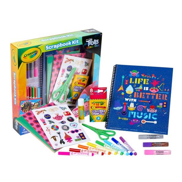 Crayola Trolls 2 World Tour Scrapbooking Coloring Art Kit for $6.25
