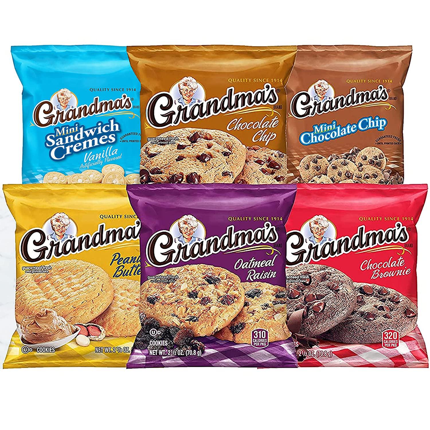 Grandma\'s Cookies Variety Pack of 30 for $8.55 Shipped