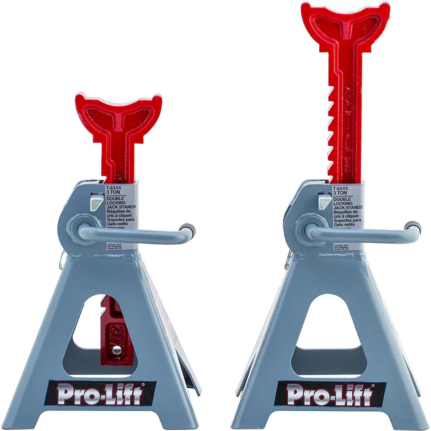 Pro-Lift 3-Ton T-6903D Double Pin Jack Stands for $29.99 Shipped