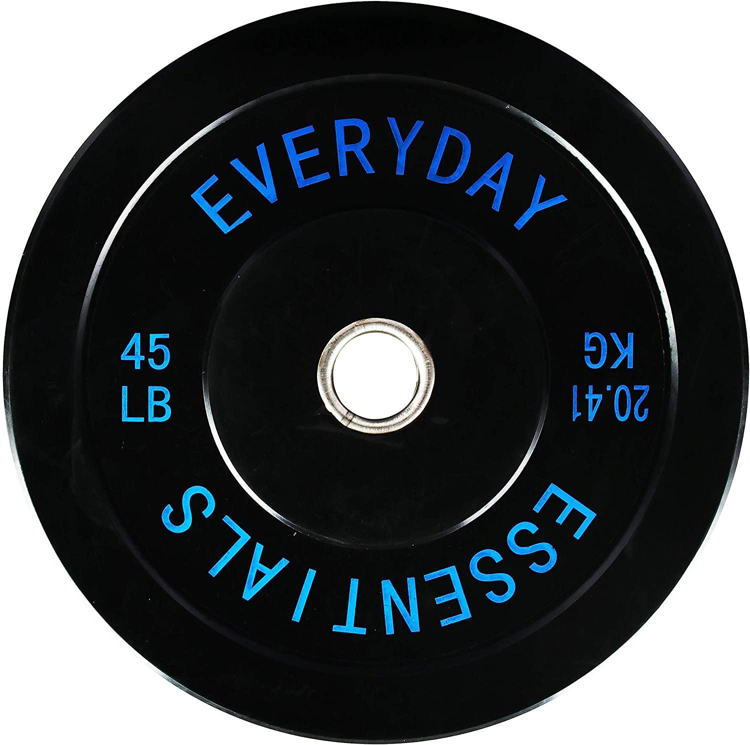 45lbs Everyday Essentials Olympic Bumper Weight Plate for $67.50 Shipped