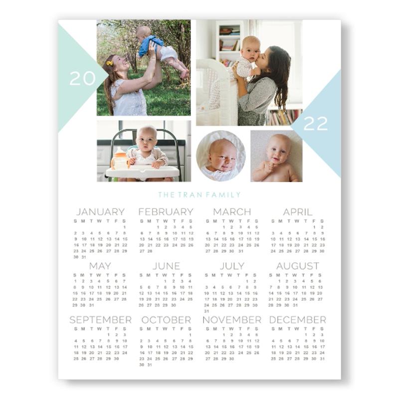 Custom Photo 11x14 Calendar Poster for $2.99