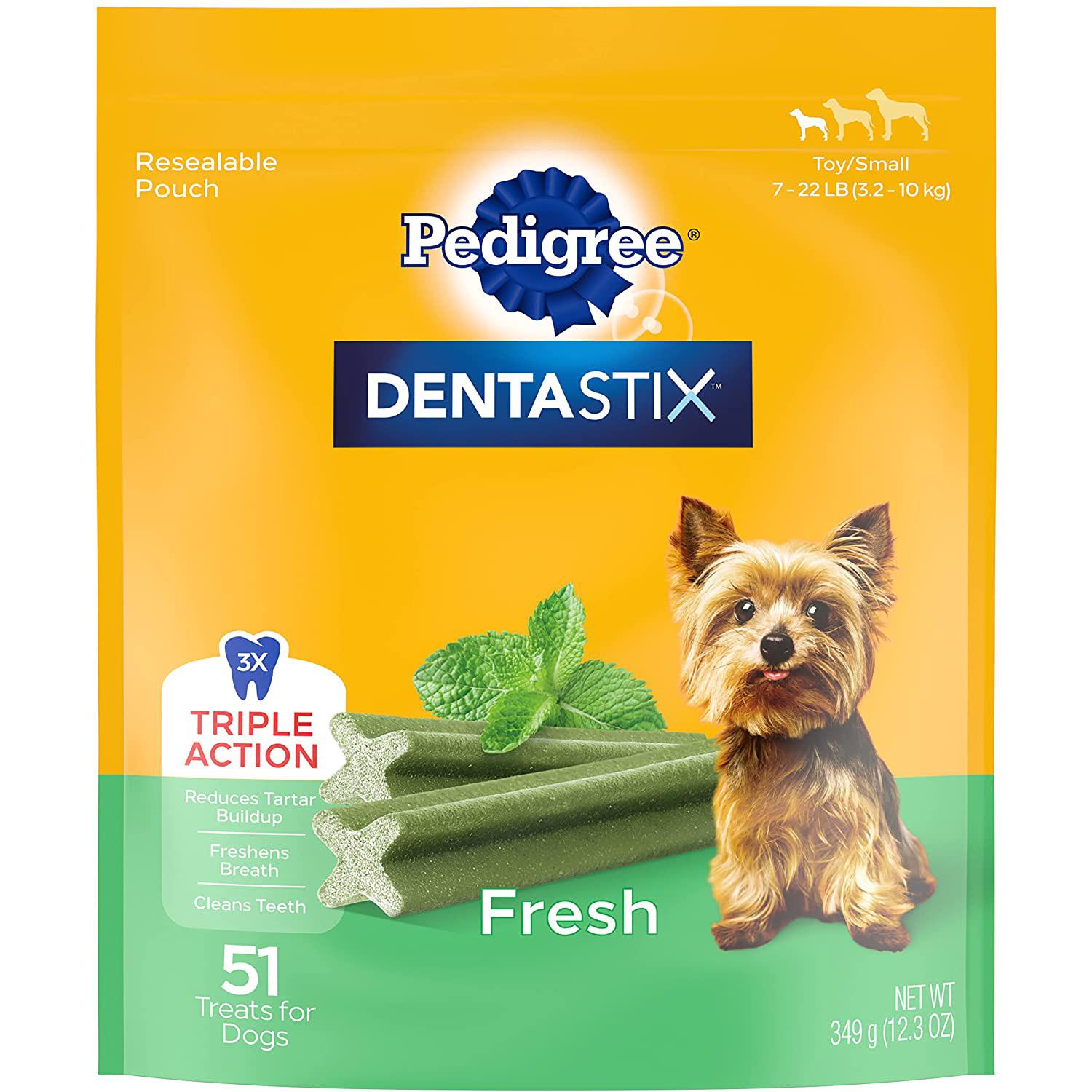 51 Pedigree Dentastix Fresh Dog Treats for $5.20 Shipped