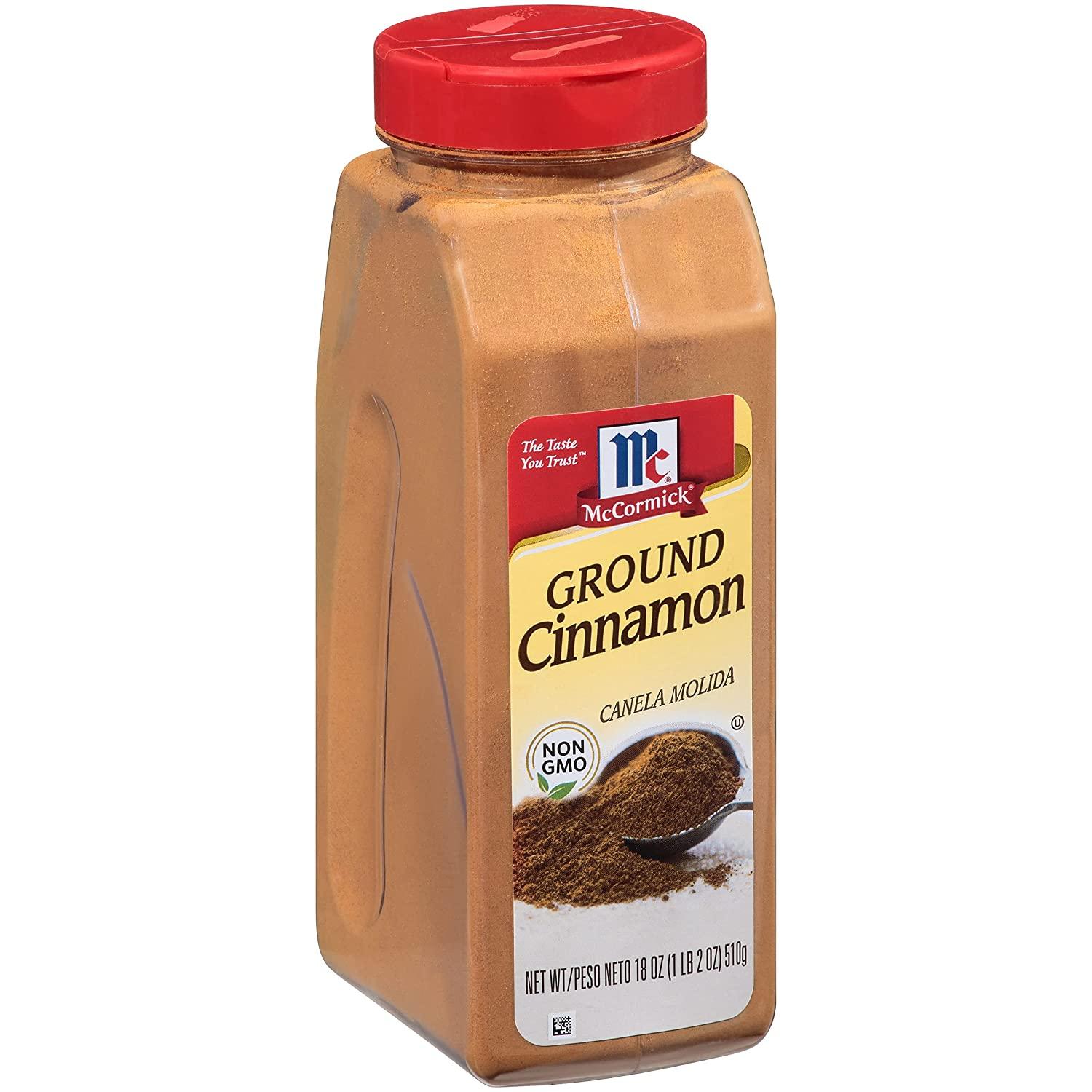 18Oz McCormick Ground Cinnamon for $5.98