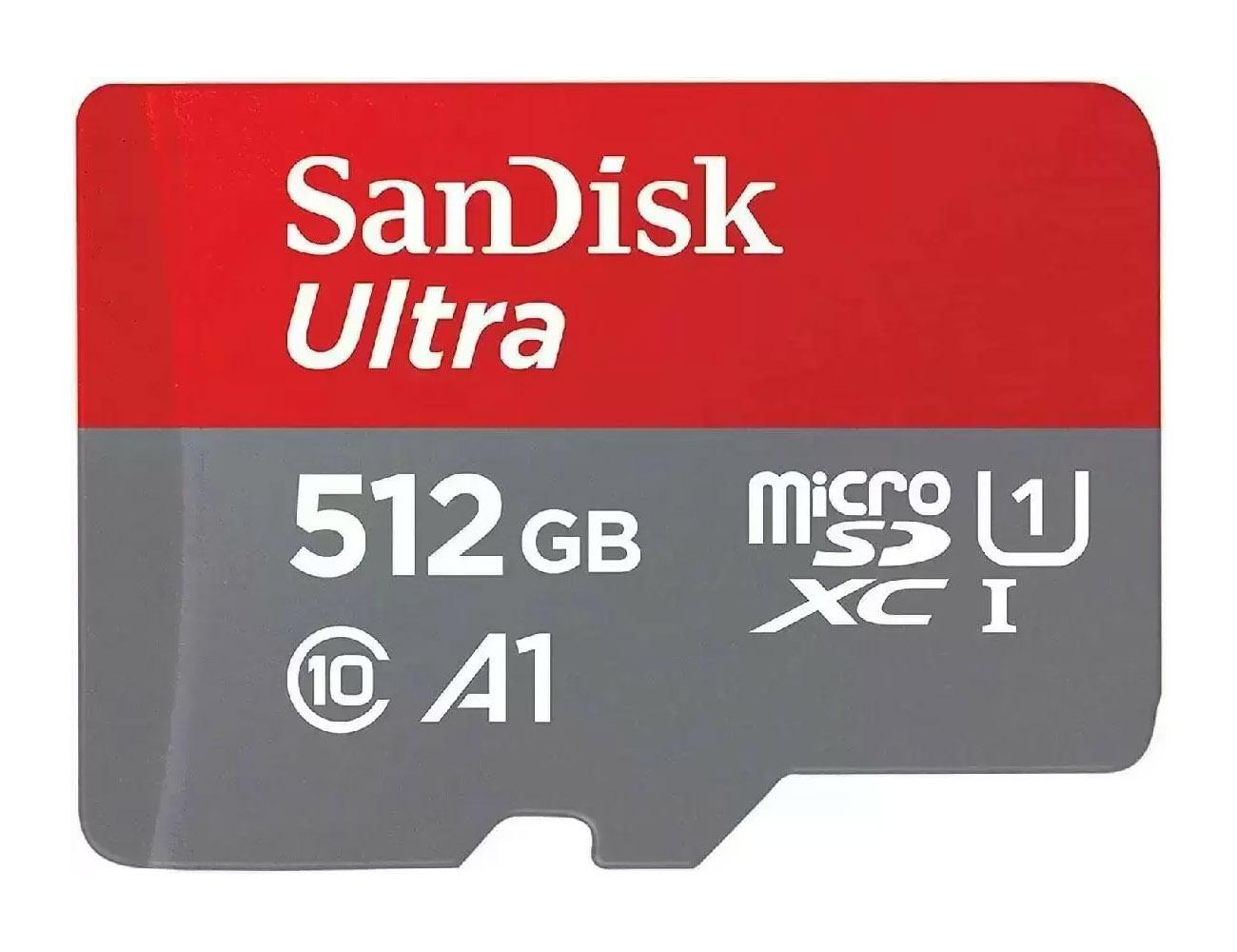 SanDisk 512GB Ultra MicroSDXC UHS-I Memory Card for $24.99