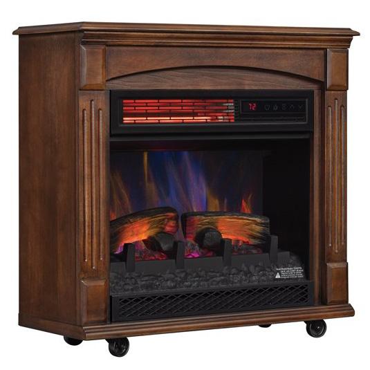 ChimneyFree 5200 BTU Infrared Quartz Electric Fireplace Mantel for $79 Shipped