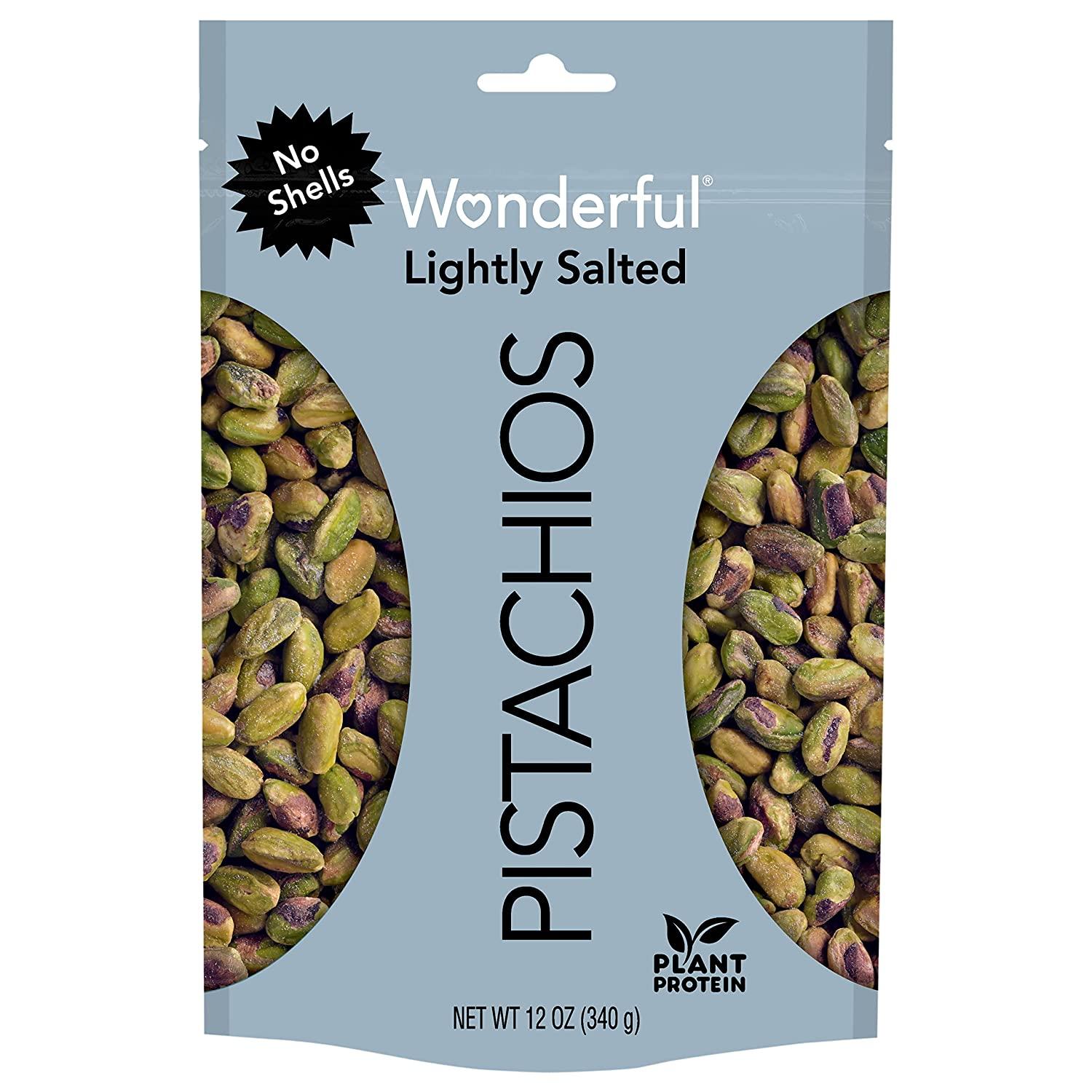 Wonderful Pistachios No Shells Roasted and Lightly Salted for $3.74 Shipped