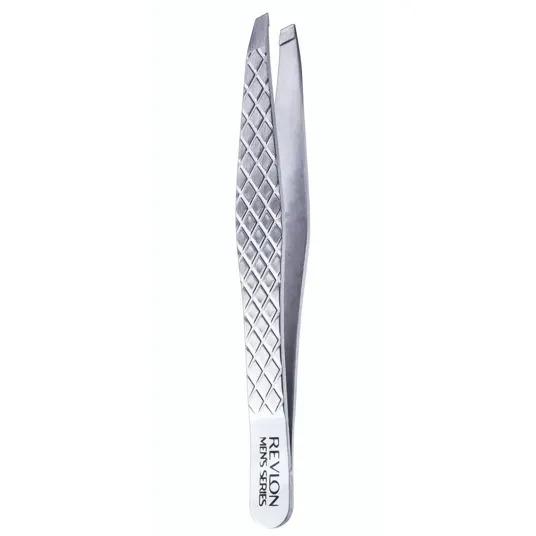 Revlon Men\'s Series Slant Tip Stainless Steel Tweezer for $1.68