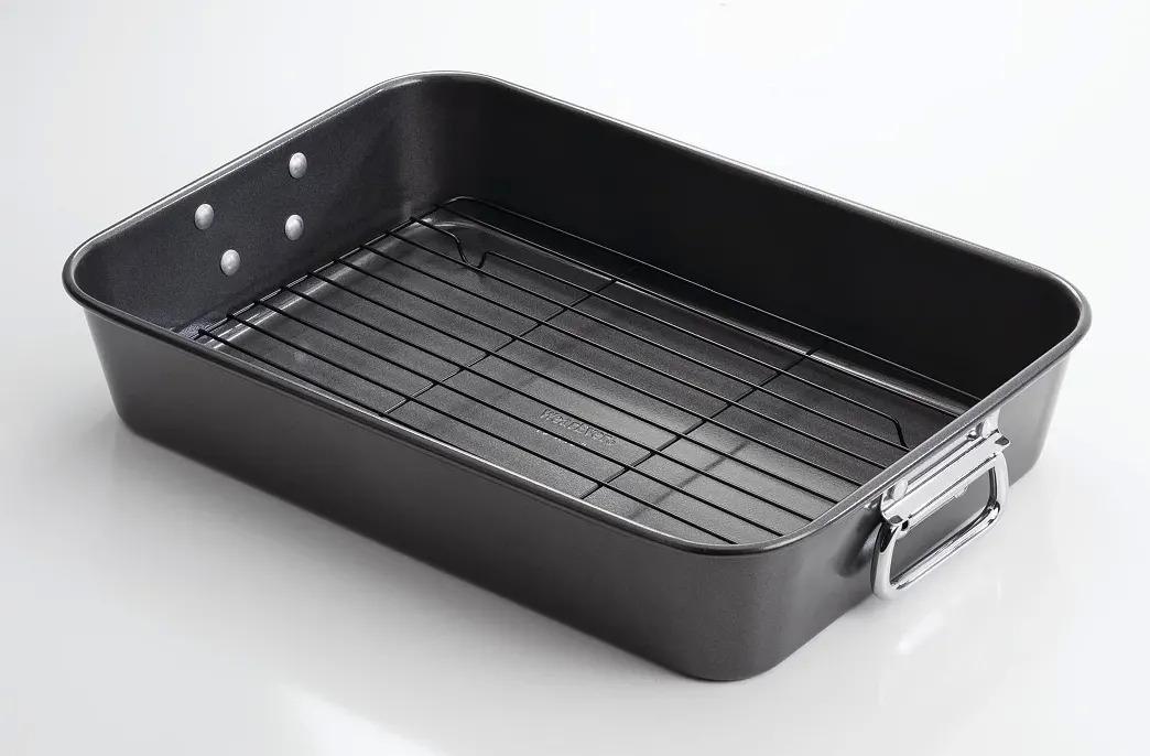 T-Fal Nonstick 10x15 Roaster with Rack for $9.99