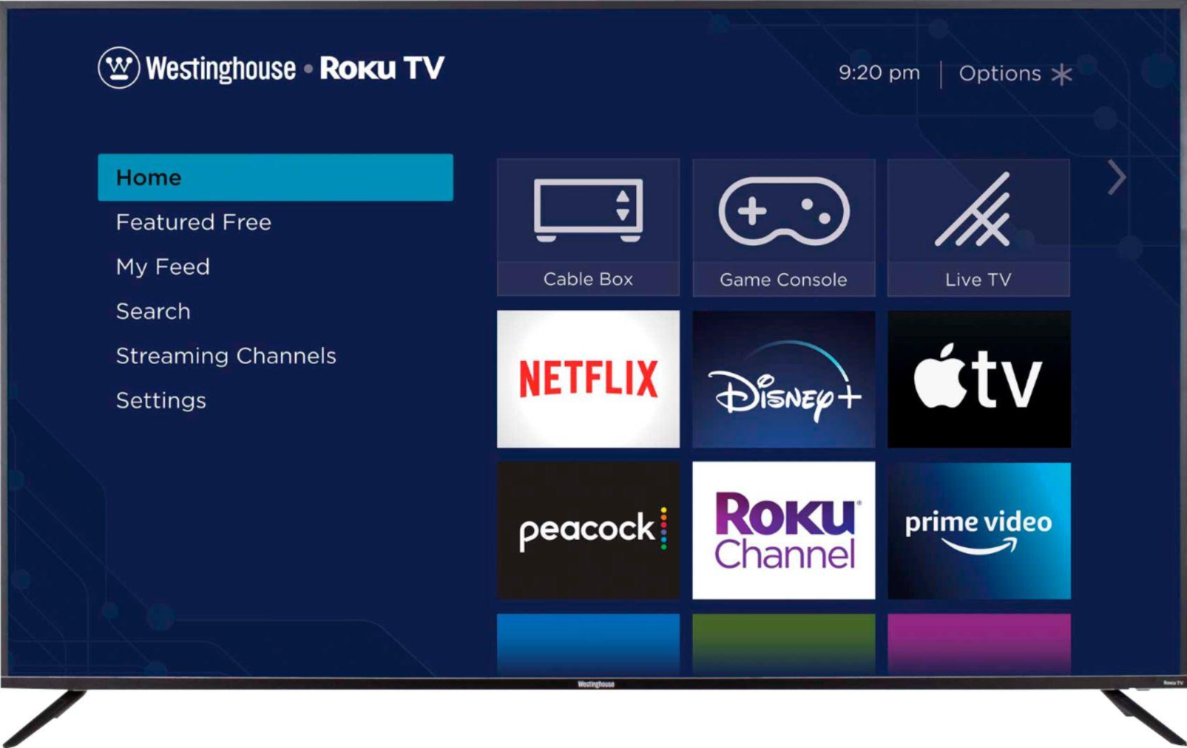 75in Westinghouse WR75UT4210 4K UHD Smart Roku TV for $454.99 Shipped