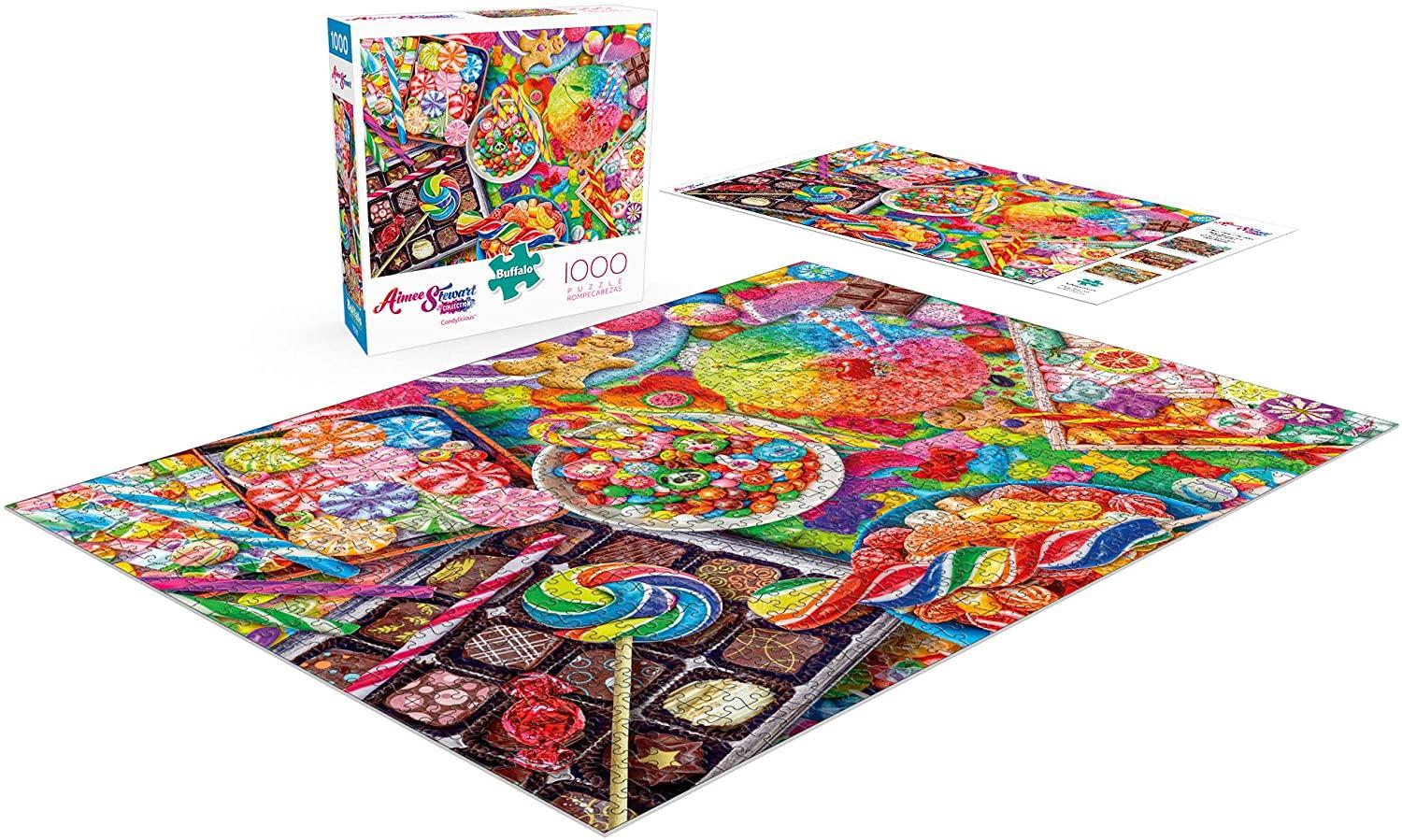 2 1000-Piece Buffalo Games Aimee Stewart Jigsaw Puzzle for $10.89